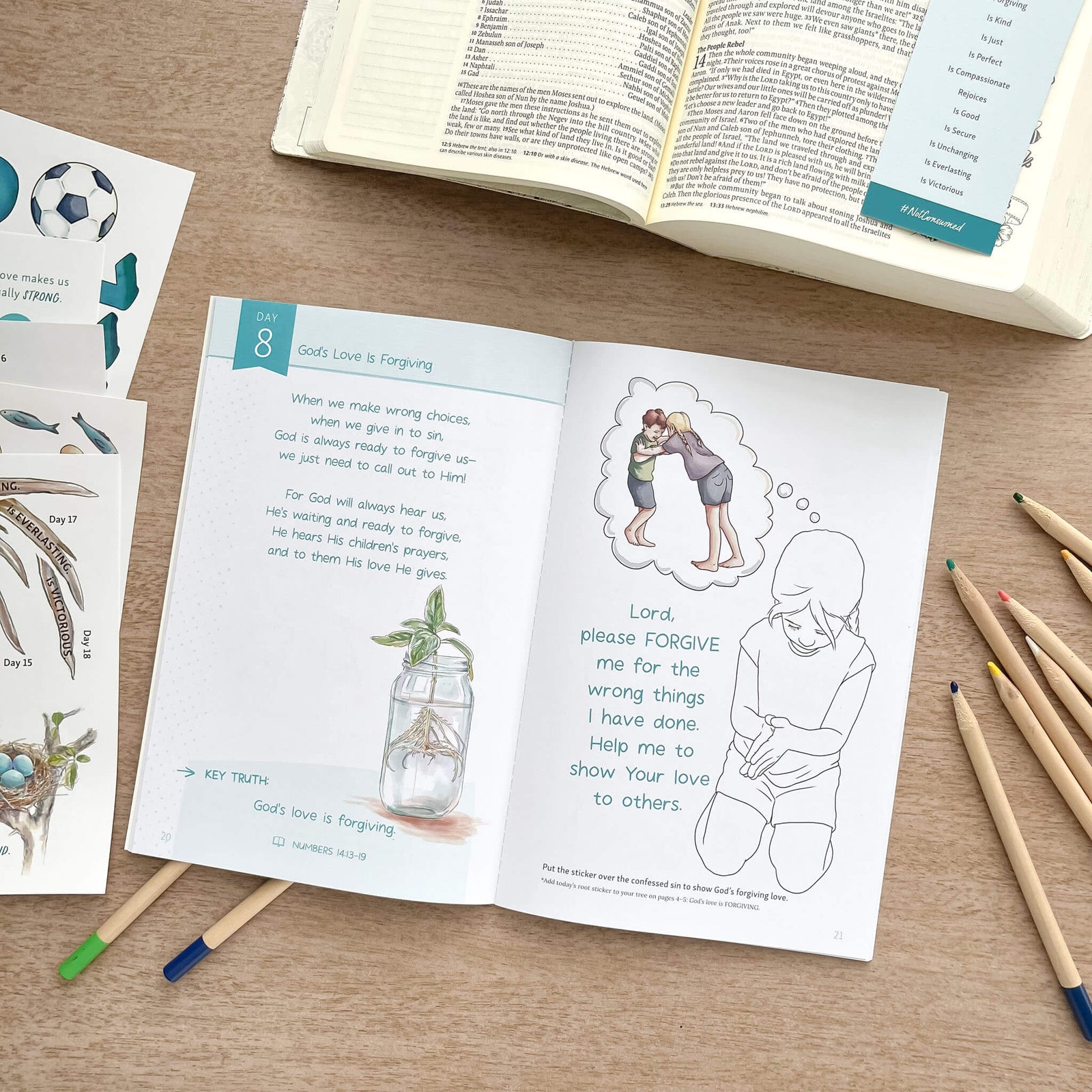 Strong Roots Pre-K Bible Study inside