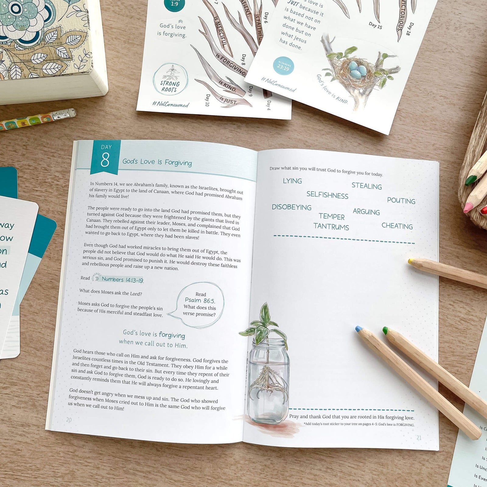 Strong Roots Bible Study for children- inside